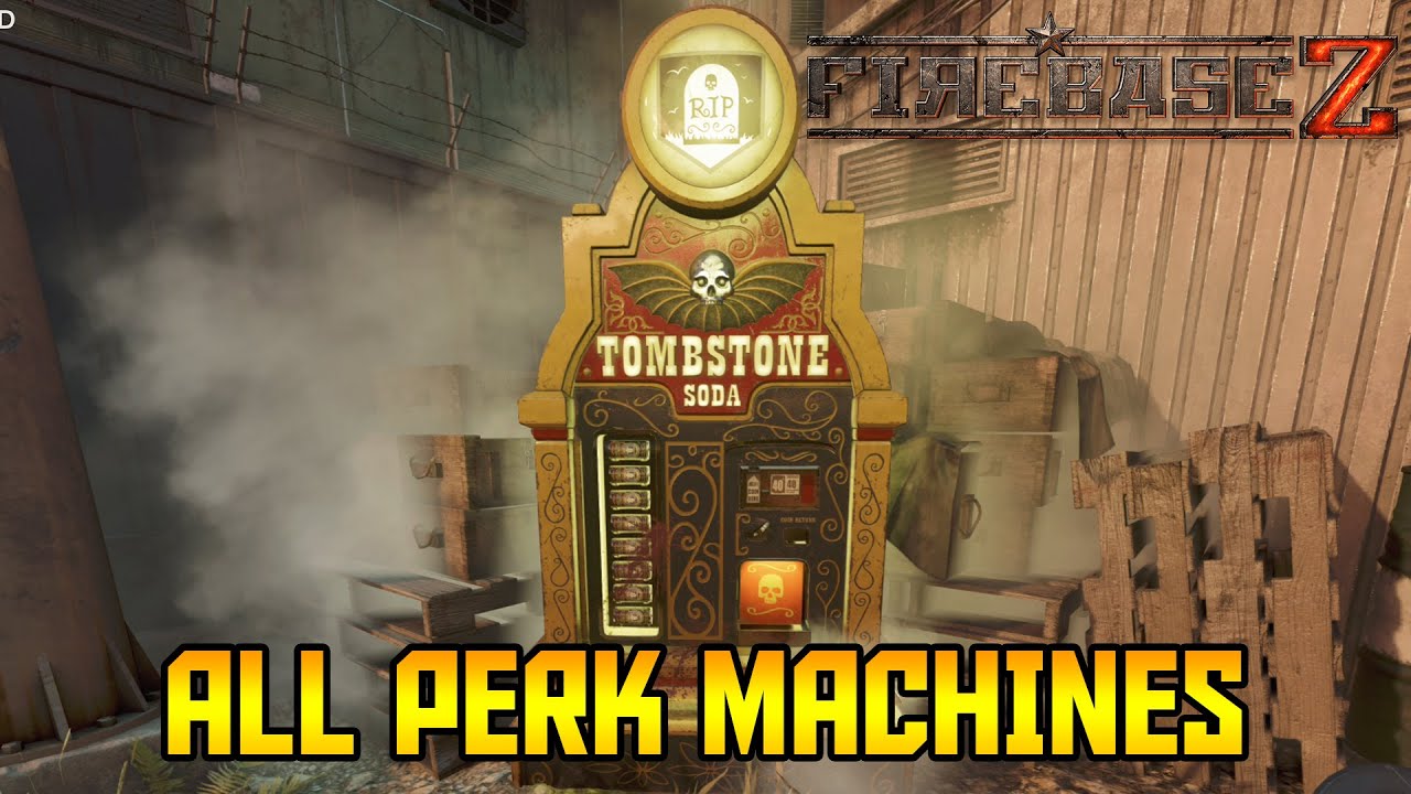 Firebase Z - All Perk Machine Locations Walkthrough (Black Ops Cold War Zombies)