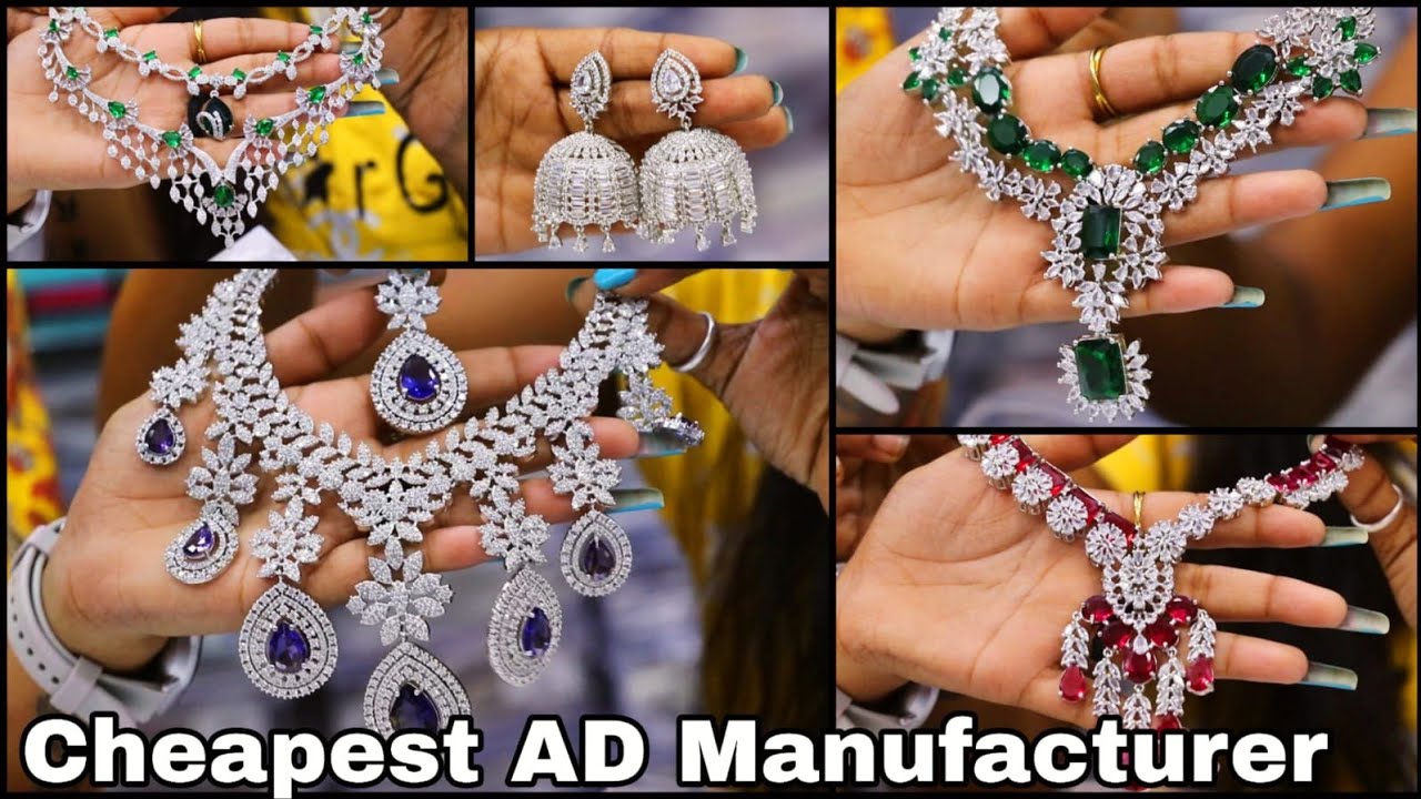 AD Jewellery Manufacturer In Kolkata Bara Bazar || Cheapest AD Jewellery Wholesale Market ||