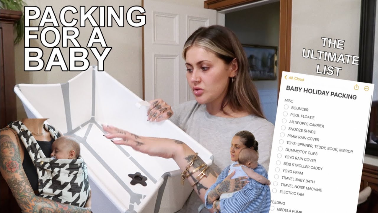 HOLIDAY PACKING FOR A BABY - IN-DEPTH WITH LISTS | JAMIE GENEVIEVE
