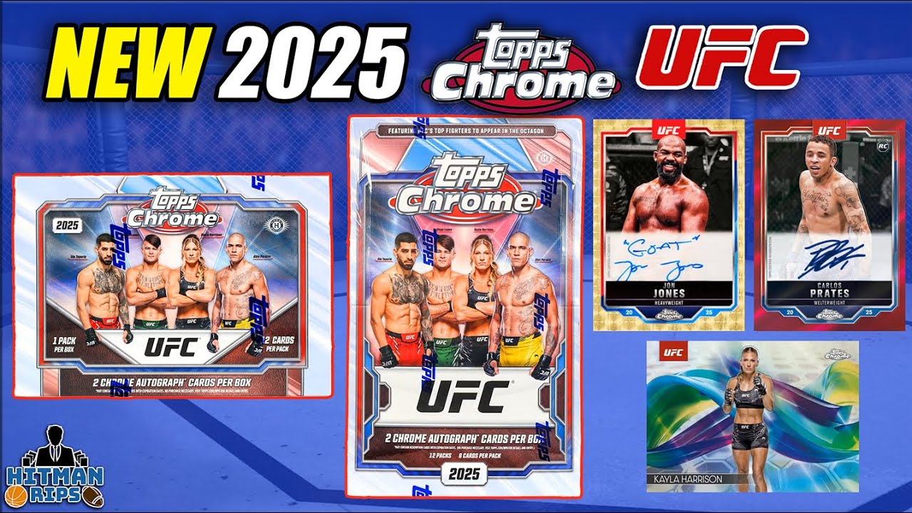 *NEW* 2025 Topps Chrome UFC - Hobby and Breaker's Delight - MUST BUY FOR UFC COLLECTOR'S!