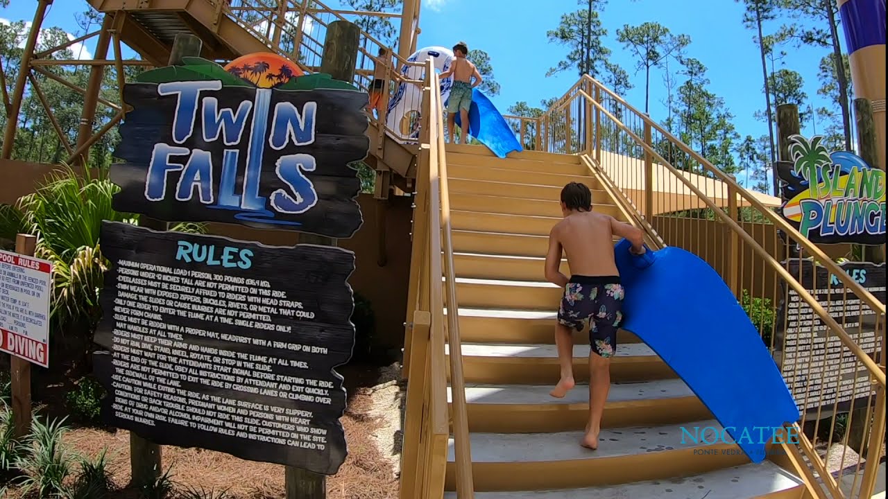 Twin Falls (Slides) at Nocatee Spray Water Park