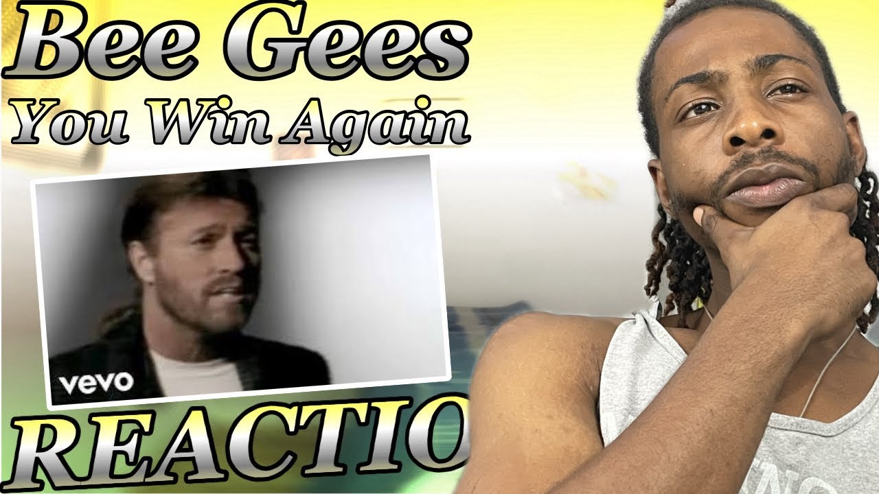 24YR OLD FIRST TIME HEARING Bee Gees - You Win Again REACTION!! I DIDN'T KNOW THEY WERE LIKE THIS!!