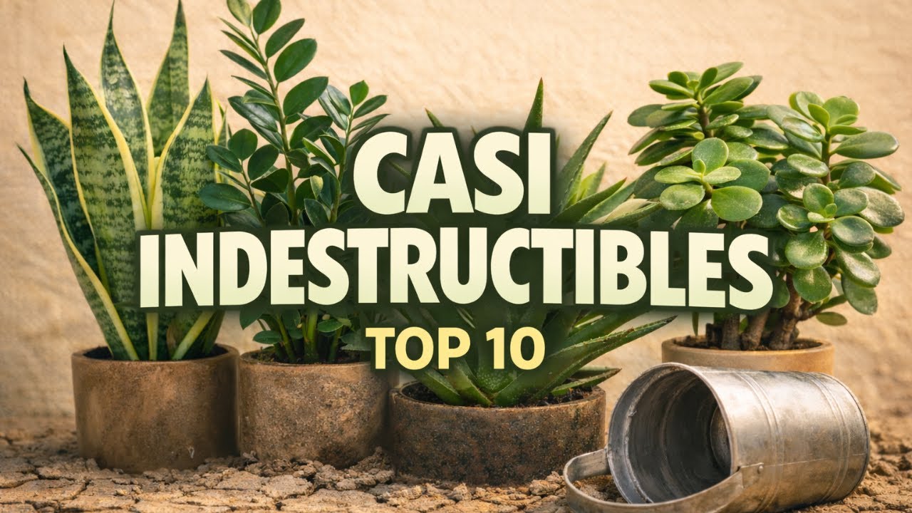 TOP 10 Plantas que Sobreviven con Poco Riego 🌱 Muy resistentes