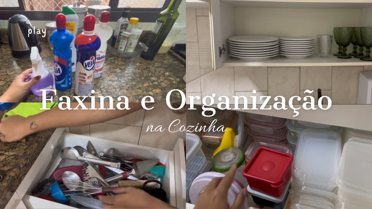 Faxina Completa na Cozinha | Organização, limpeza e dicas práticas