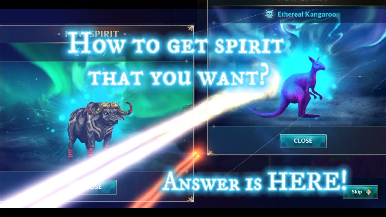 Wolf Tales 🐺 How to get your dream fantasy spirit! ✨ It works! Getting fantasy kangaroo spirit 🦘🐾