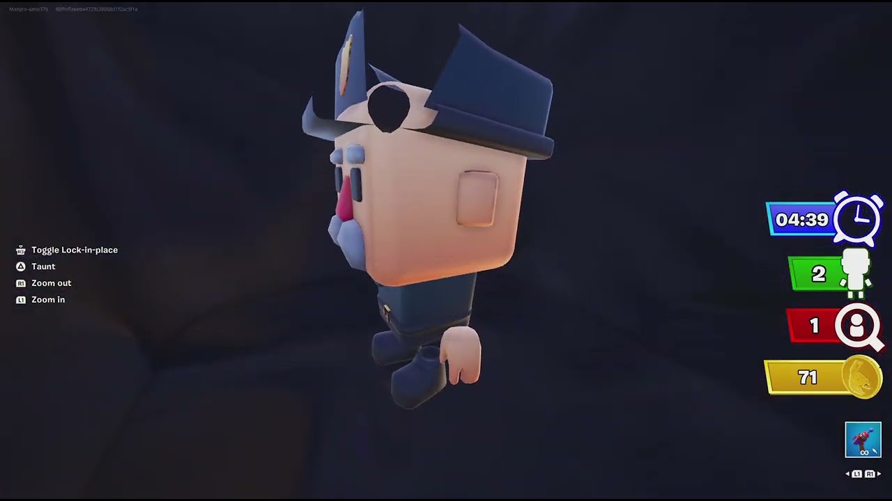 Playing Fortnite bubbleheads hide & seek