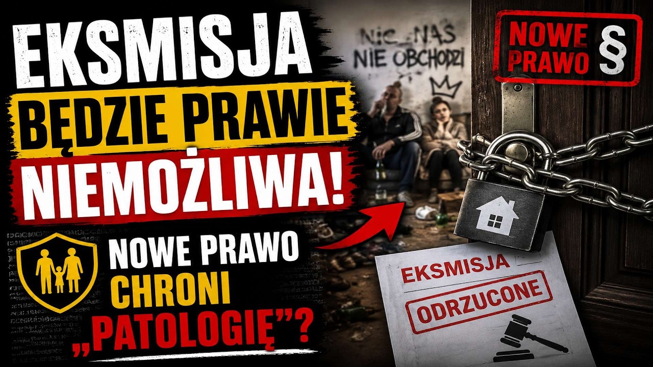 Eksmisja będzie prawie niemożliwa! Nowe prawo chroni &bdquo;patologię&rdquo;?