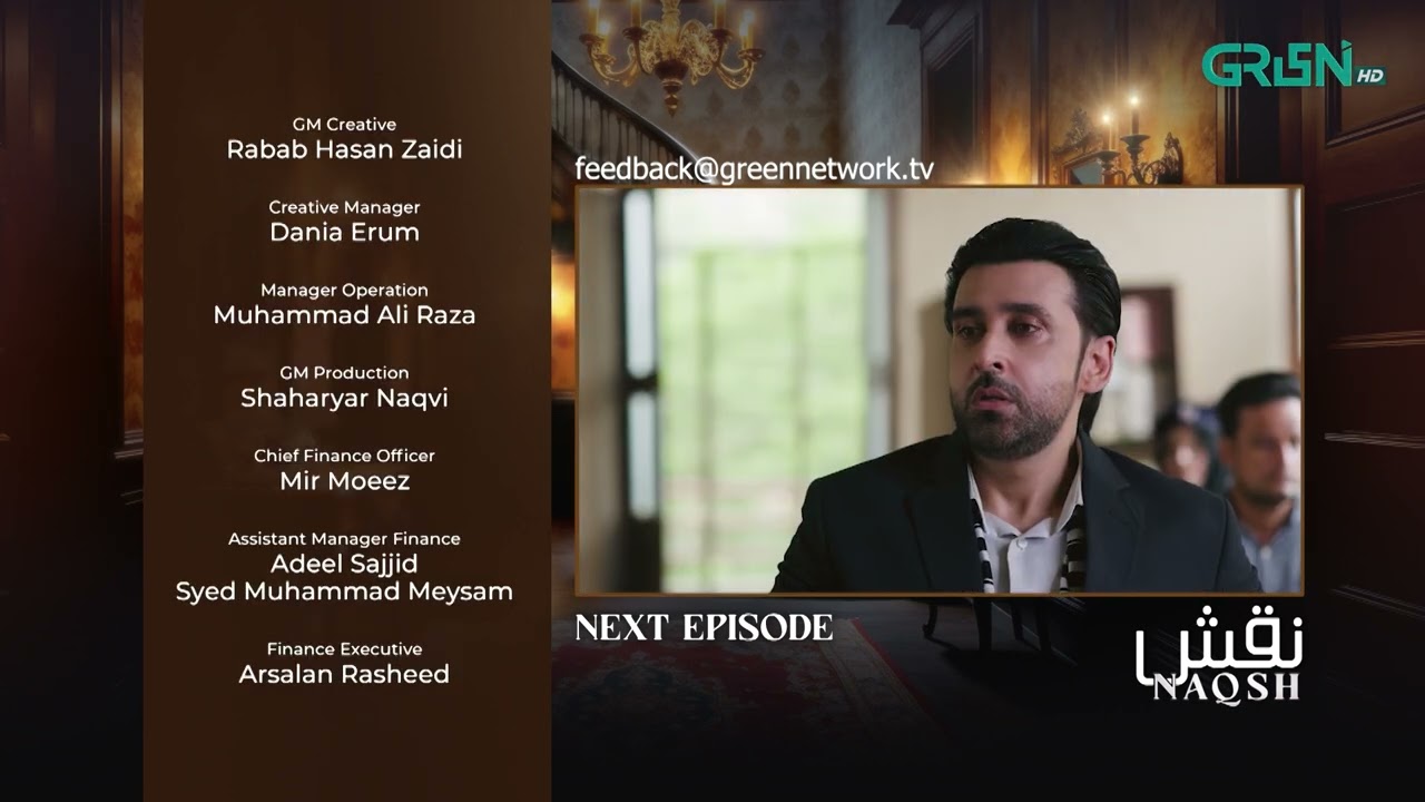 Naqsh Last Ep 31 ( Teaser ) 20th September 25 | Sami Khan - Hina Altaf - Zarrar Khan | Green TV