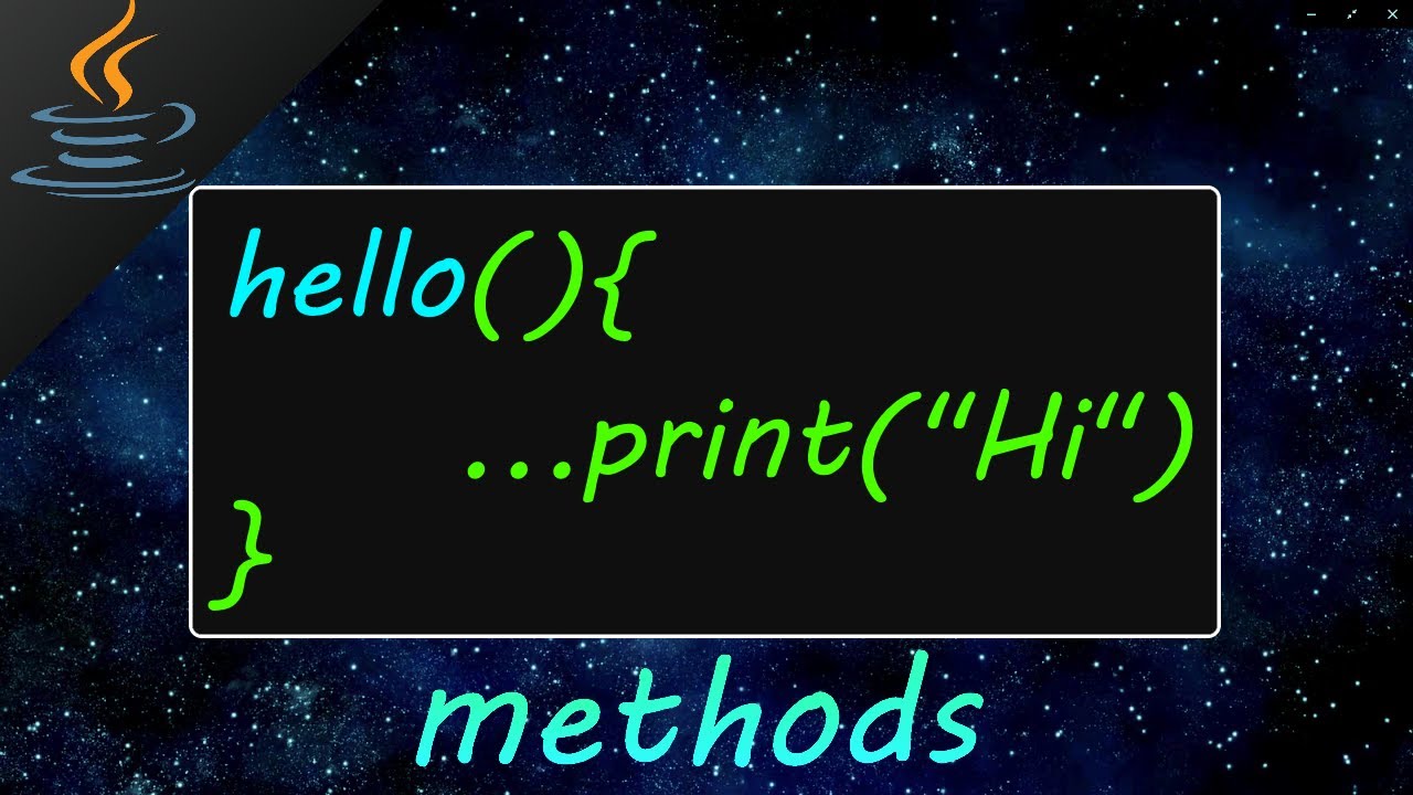 Java methods explained in 10+ minutes! 📞