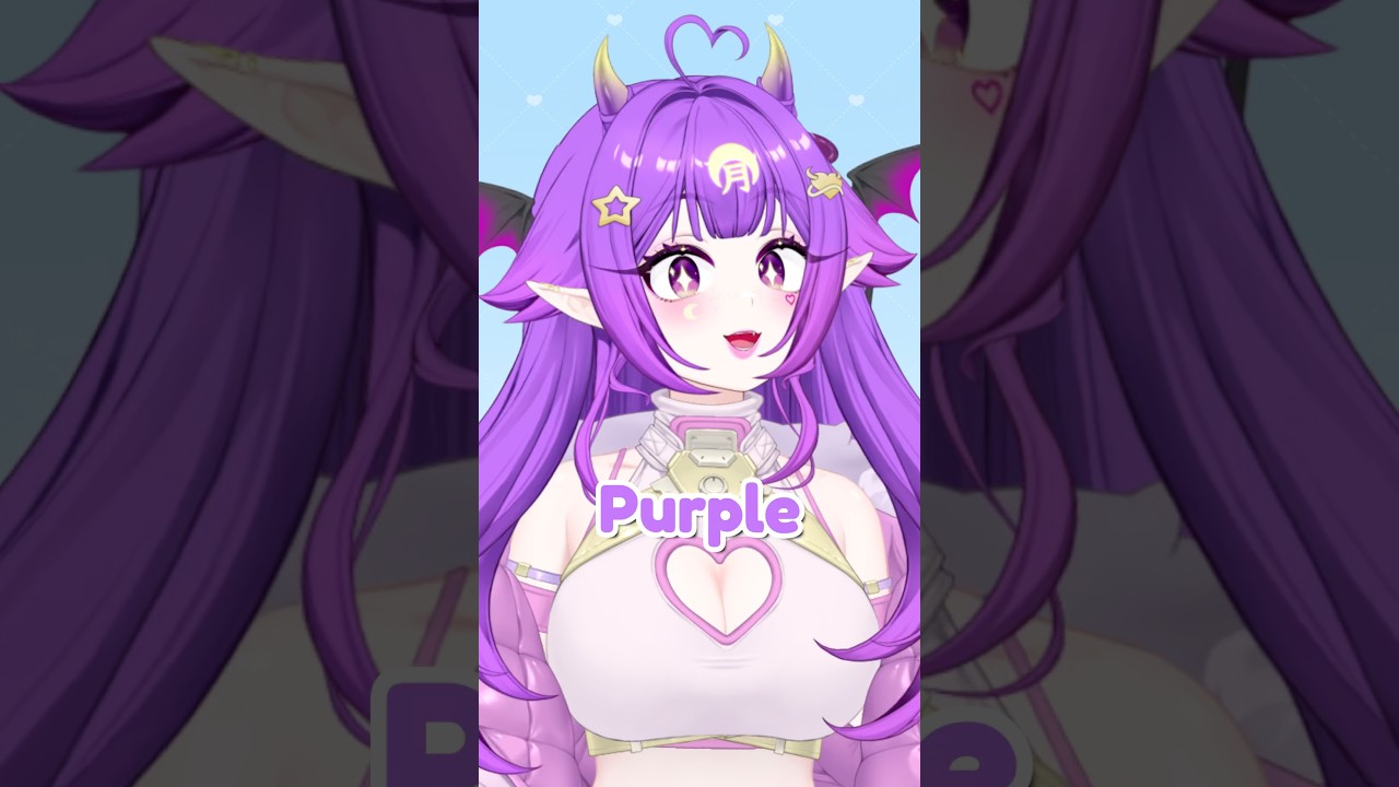 Get to know your purple gremlin!💜✨ #vtuber #envtuber #streamer #memes #anime
