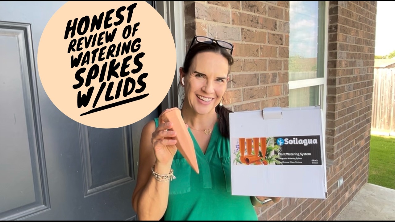 Unboxing and step by step demo on how to use these Lg Terracota Watering Spikes! #ad