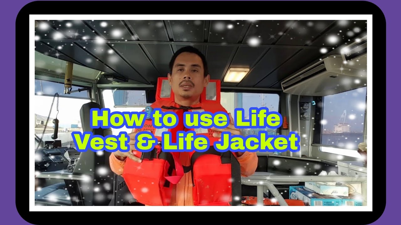 How to use Life Vest & Life Jacket ( Tagalog )