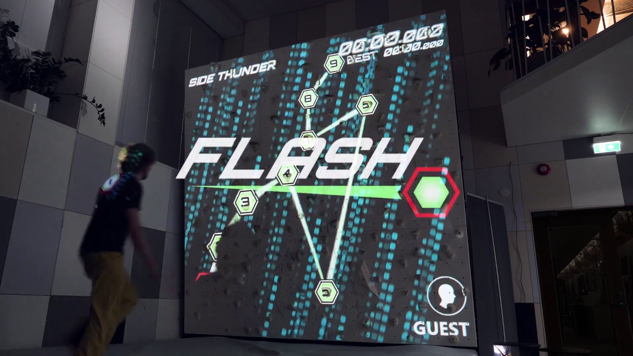 Flash for ValoClimb&reg; &ndash; Interactive game platform for climbing walls | Valo Motion