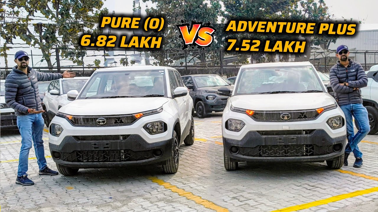 Tata Punch Pure (O) vs Punch Adventure Plus 🧸 Most Demanding Variant in 2025