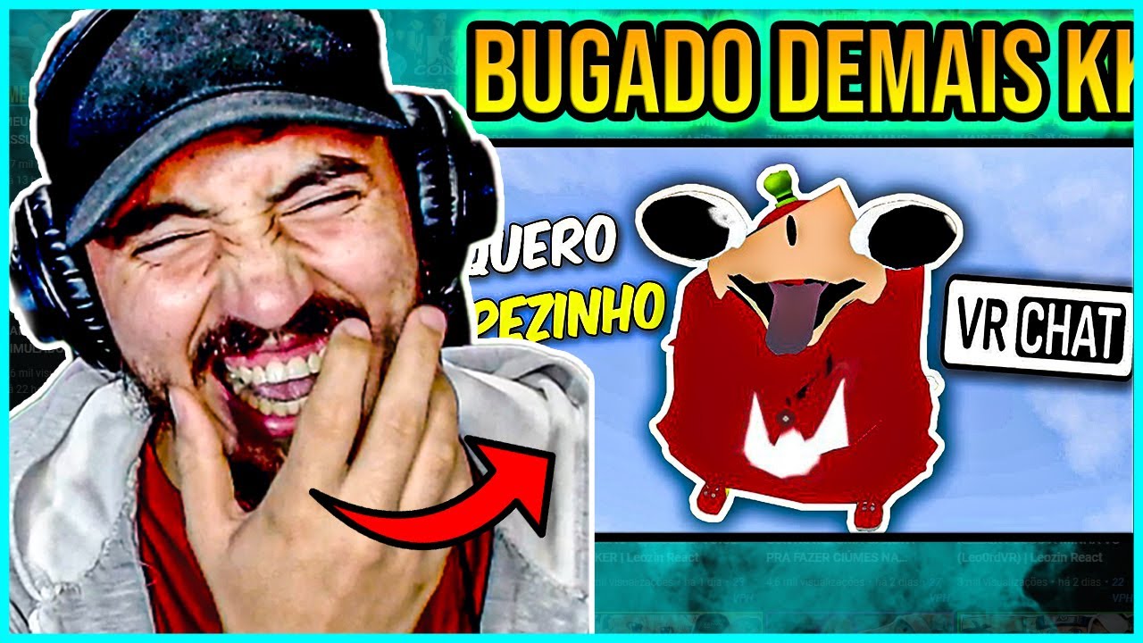 O KNUCKLES MAIS BUGADO DO VR CHAT - Kleberiano | Leozin React