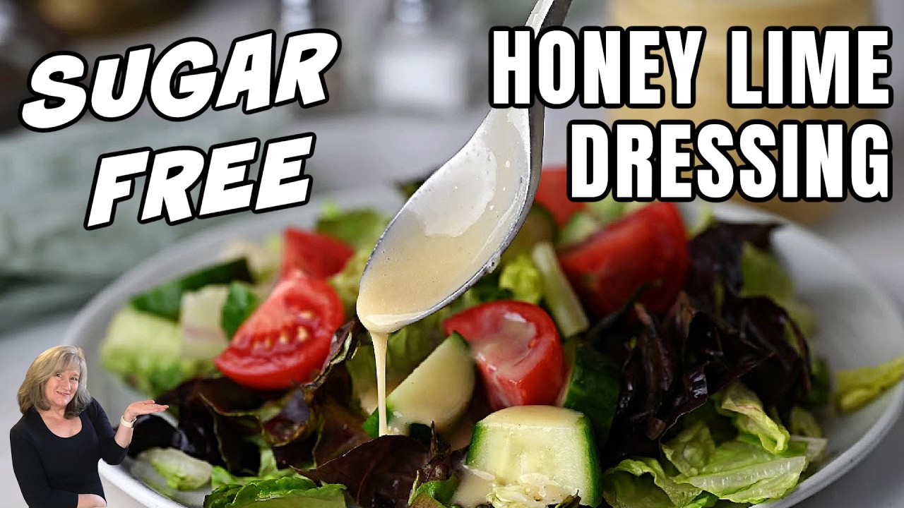 Honey Lime Salad Dressing - Make it Sugar Free!