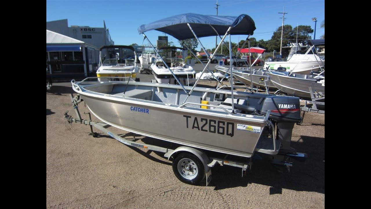 Stessco 430 Catcher | Aluminium Open Dory | tiller steer dinghy | John Crawford Marine