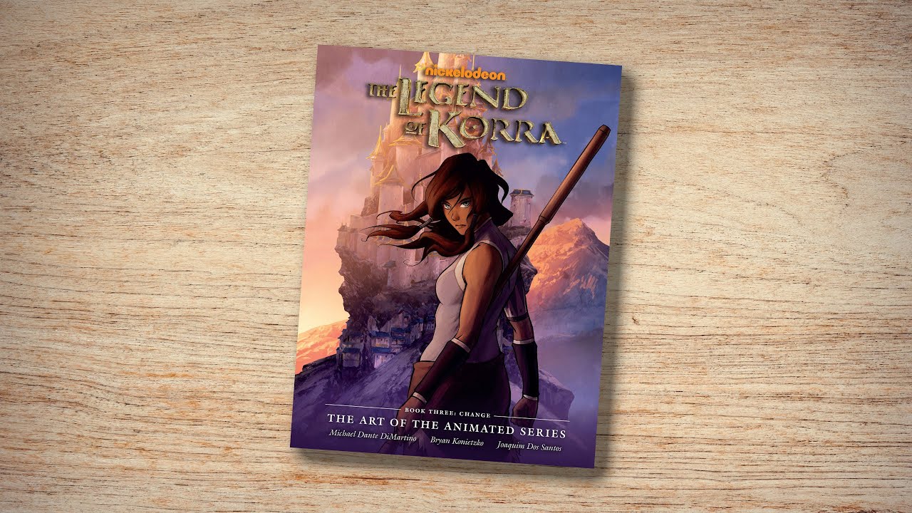 The Legend of Korra: Book 3 – Change, The Art of the Animated Series (book flip)