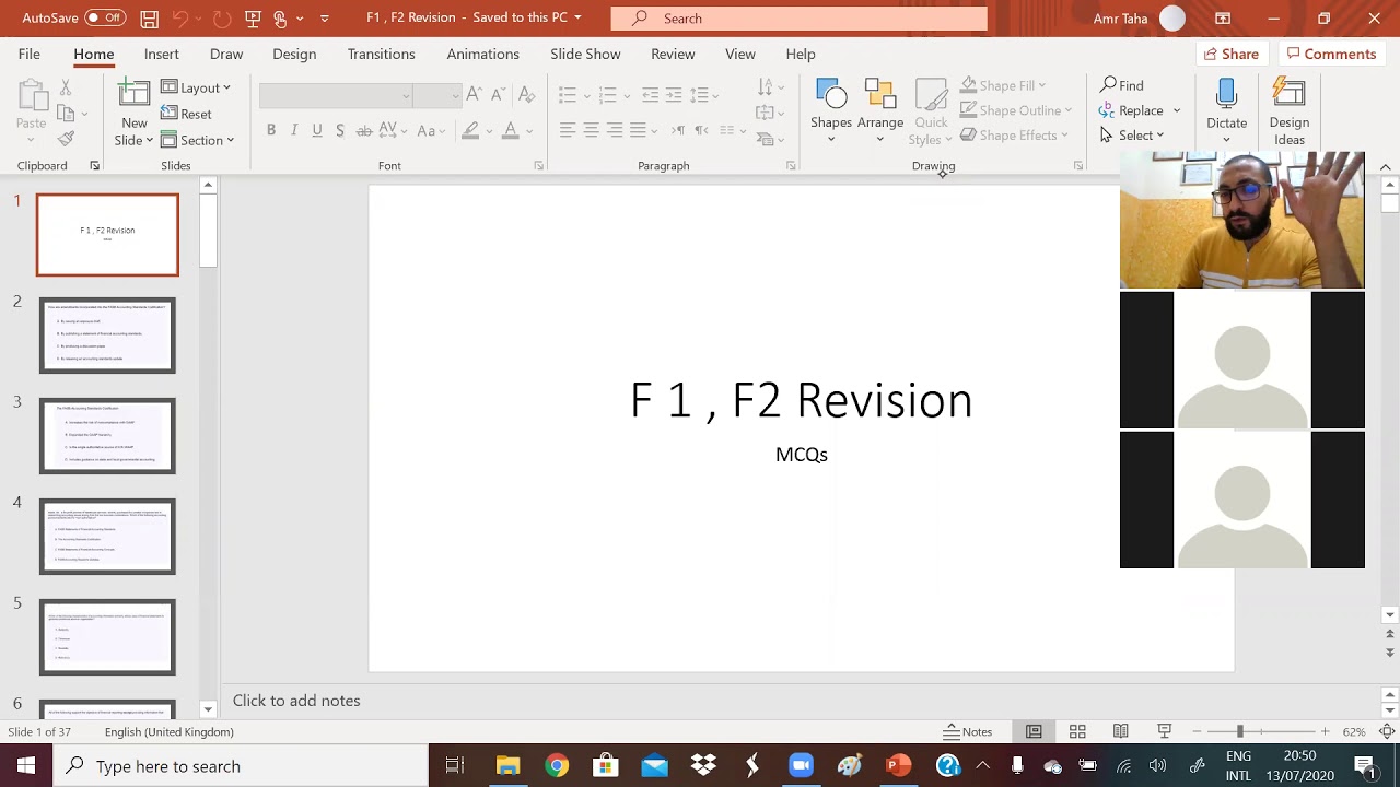 2024 CPA | FAR | F1 | F2 | MCQs | Revision