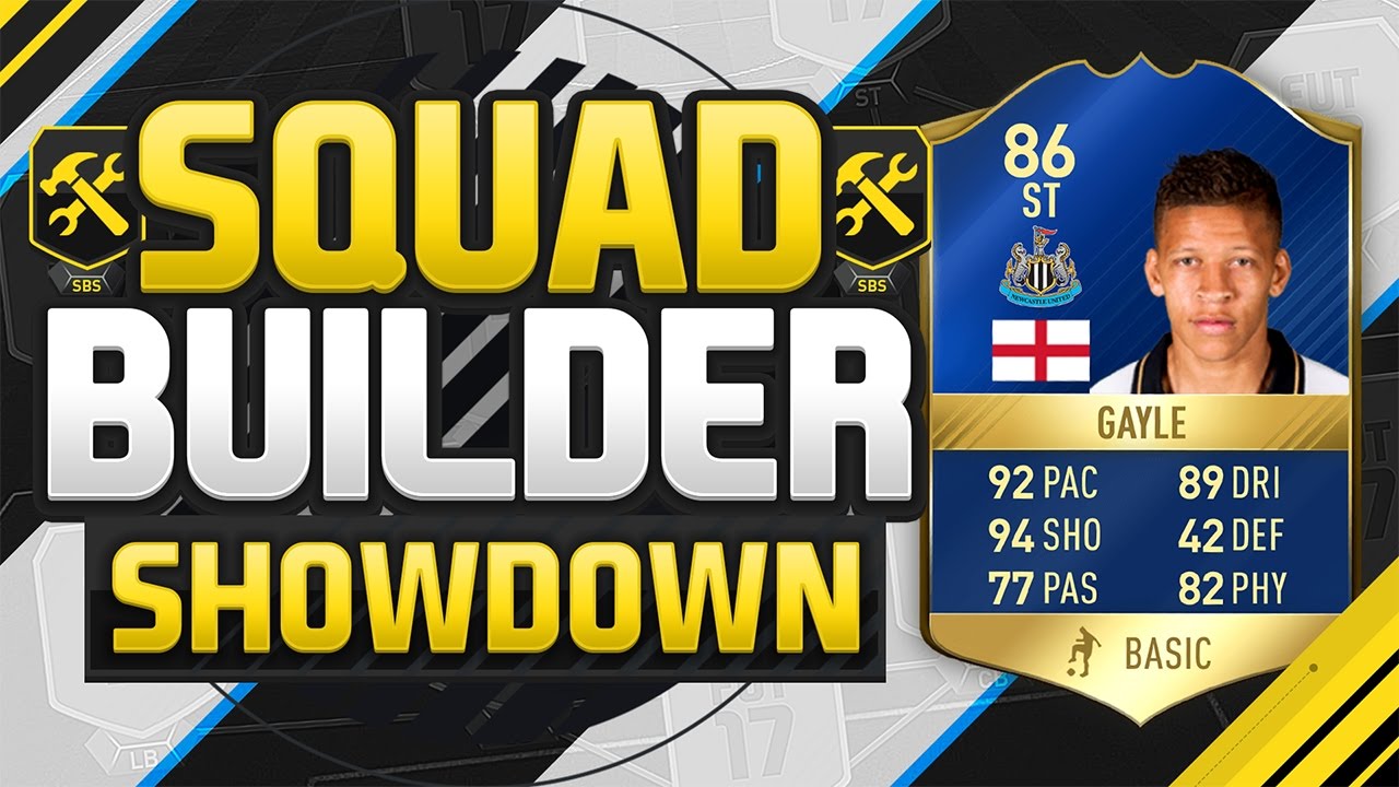 FIFA 17 SQUAD BUILDER SHOWDOWN!!! TEAM OF THE SEASON GAYLE!!! The Best Championship Player EVER!?!