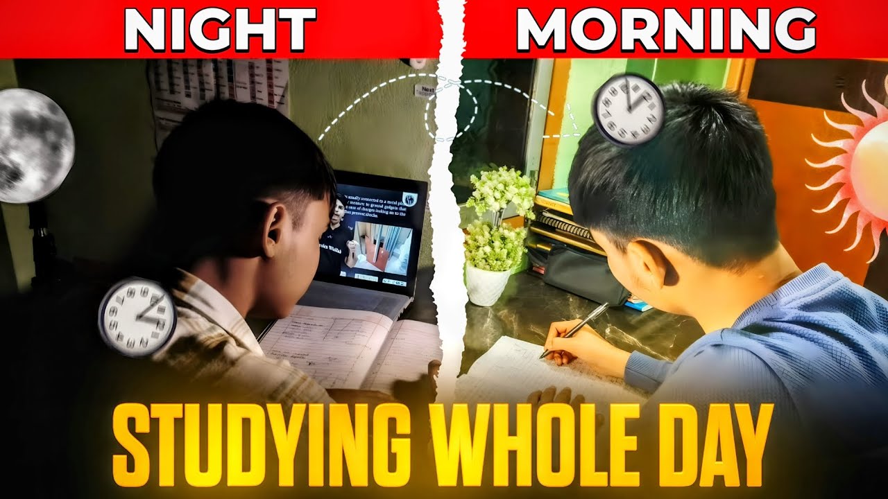 Studying 24 Hours for Pre-Boards *As a 10th Grader* 😬 | Class 10th Study Vlog| Anurag Only Study