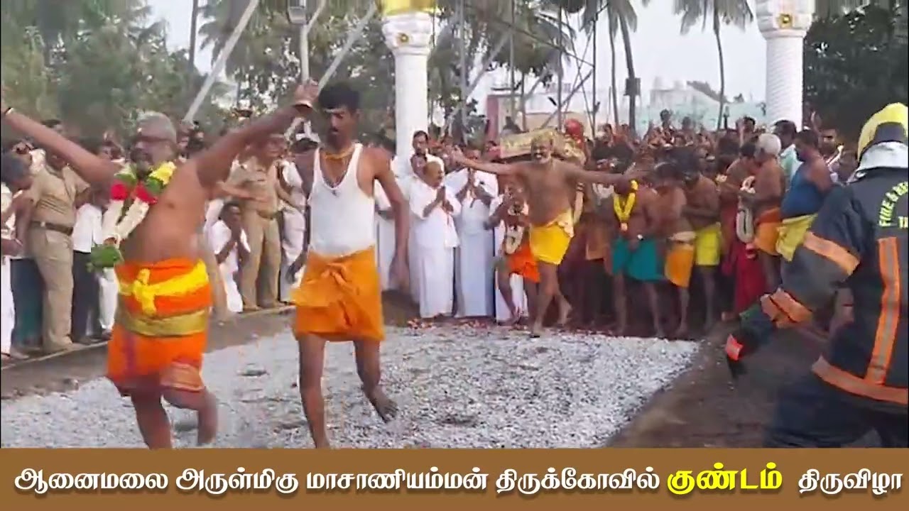 ஆனைமலை அருள்மிகு மாசாணியம்மன் திருக்கோவில் குண்டம்  திருவிழா