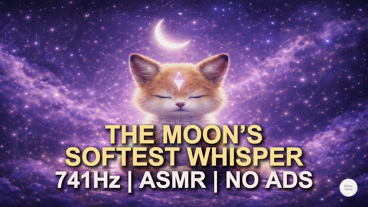 [White Noise] The Moon’s Softest Whispe ASMR No Ads