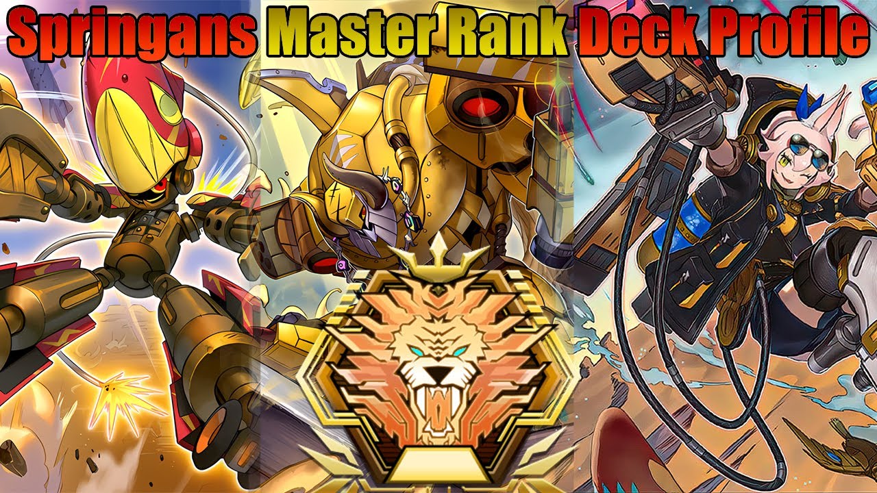 The most slept on deck? | Springans Master Rank deck profile - Yugioh Master Duel