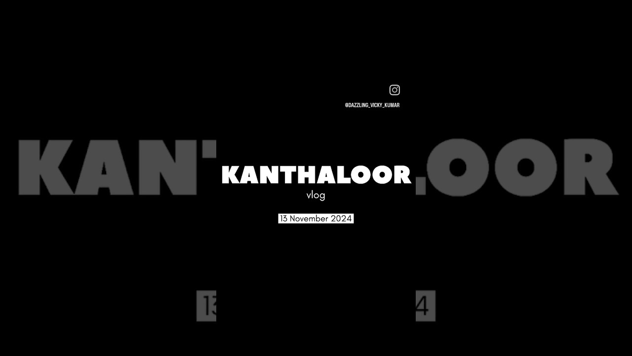 KANTHALOOR vlogs #kanthaloor #kerala #godsowncountry #vlog #blogger #travelblog