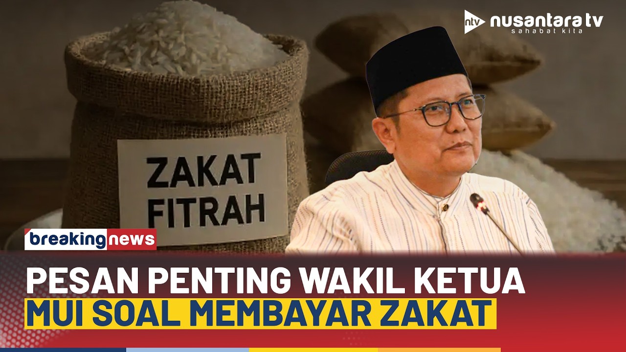 Wakil Ketua MUI Ucapkan Hari Kemengan hingga Ingatkan Bayar Zakat Fitrah | BREAKING NEWS
