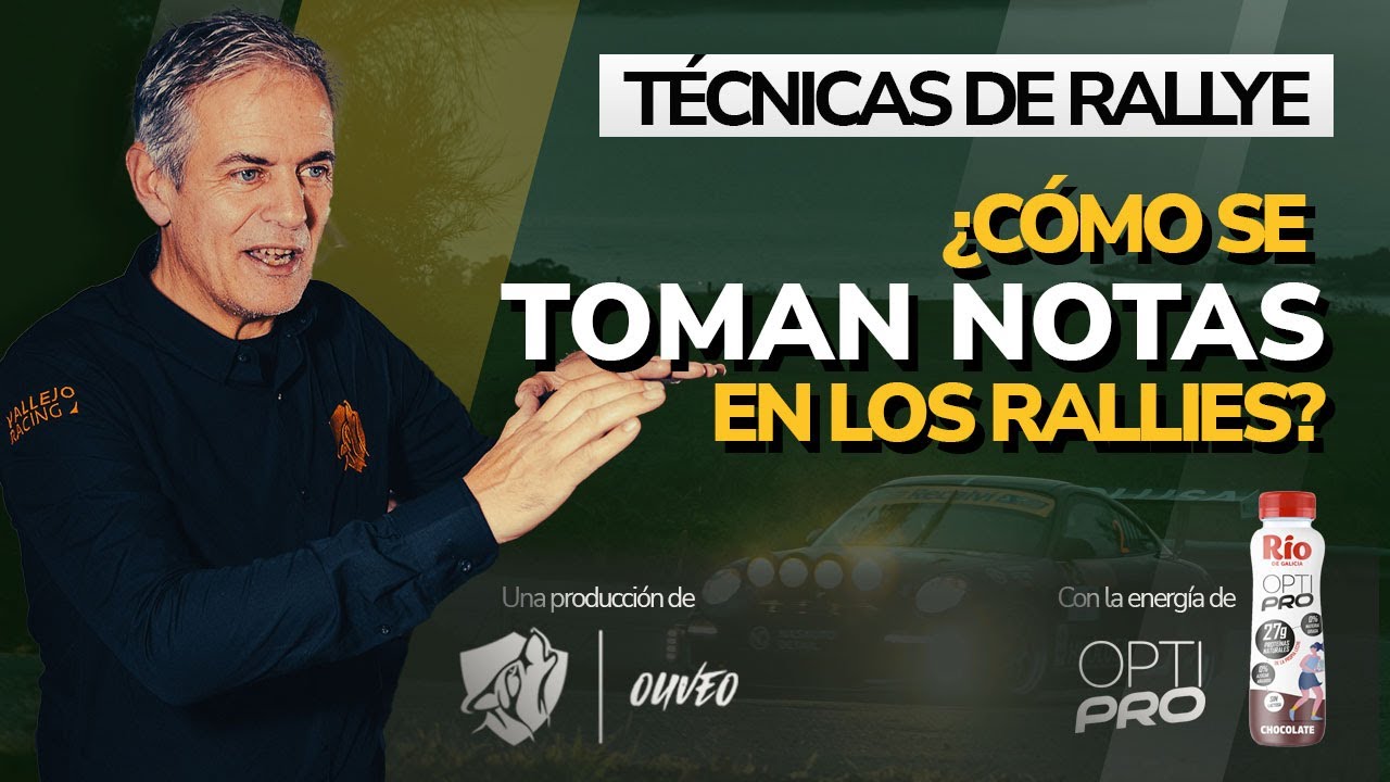 TÉCNICAS DE RALLYE. TOMA DE NOTAS - Sergio Vallejo - #pacenotes OPTIPRO