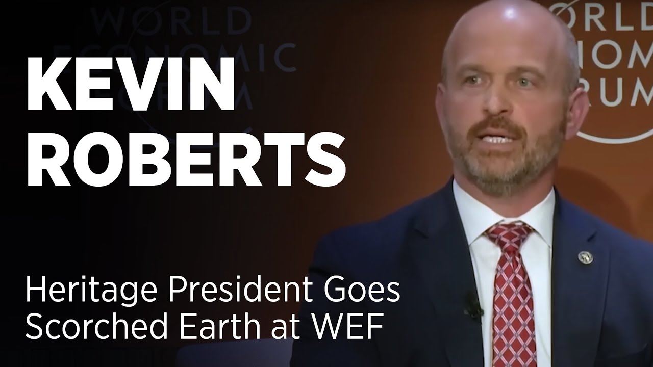 Heritage President EVISCERATES Globalist Elites at the World Economic Forum