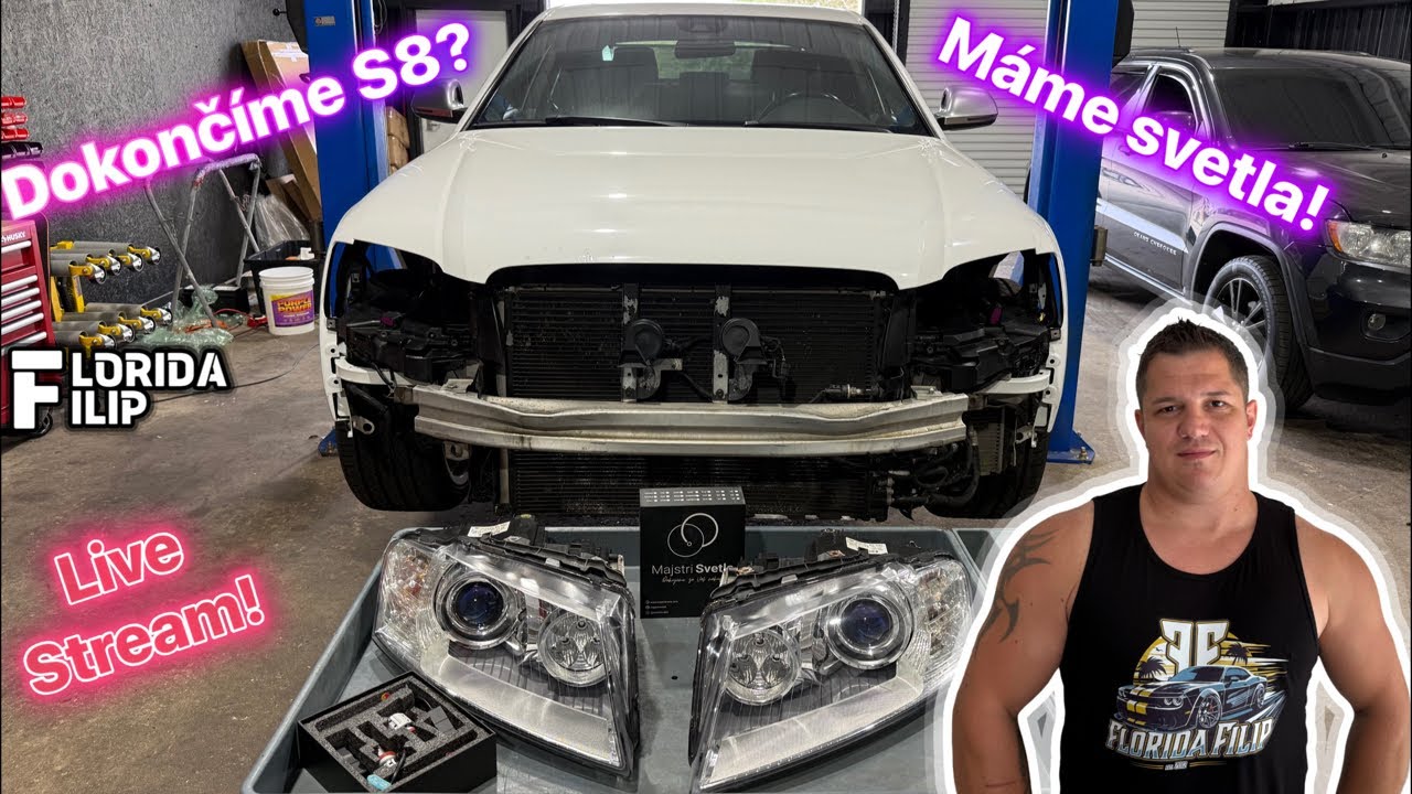 Svetlá su tu! Dokončíme Audi S8?