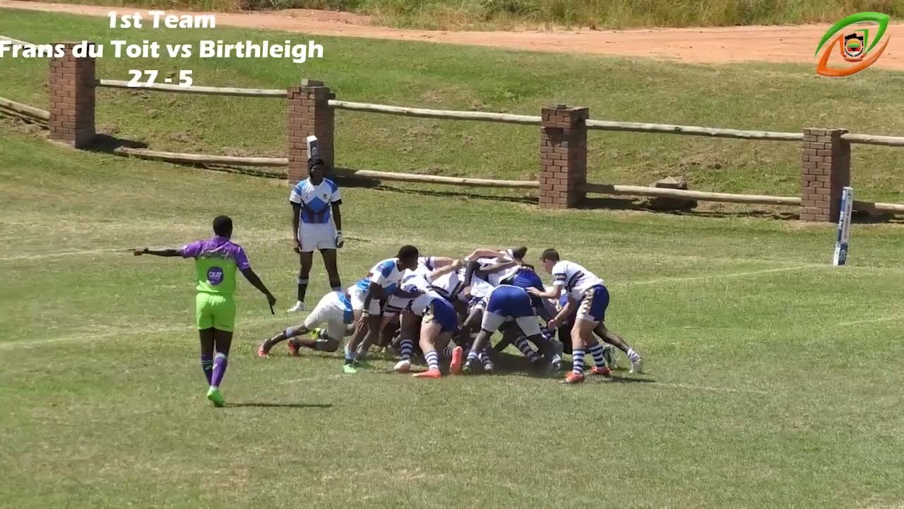 25 March   D Field   Frans du Toit vs Birchleigh   1st