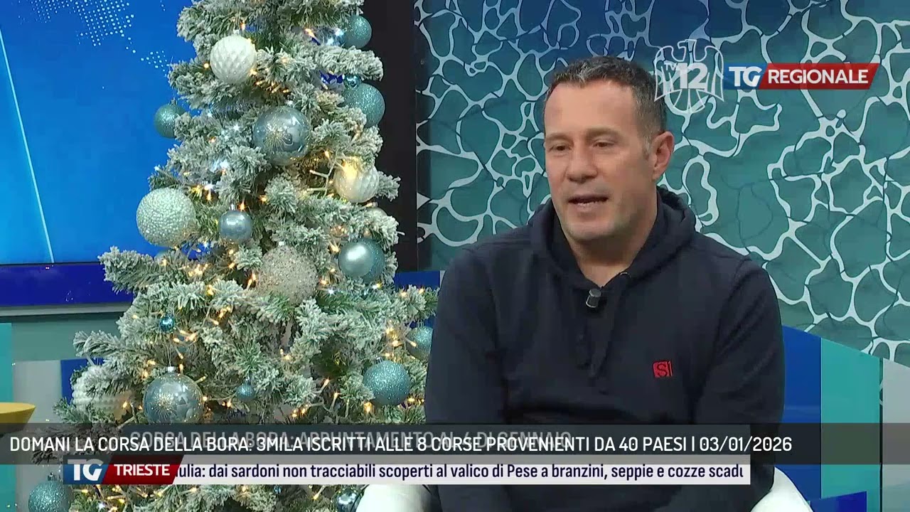 DOMANI LA CORSA DELLA BORA: 3MILA ISCRITTI ALLE 8 CORSE PROVENIENTI DA 40 PAESI | 03/01/2026