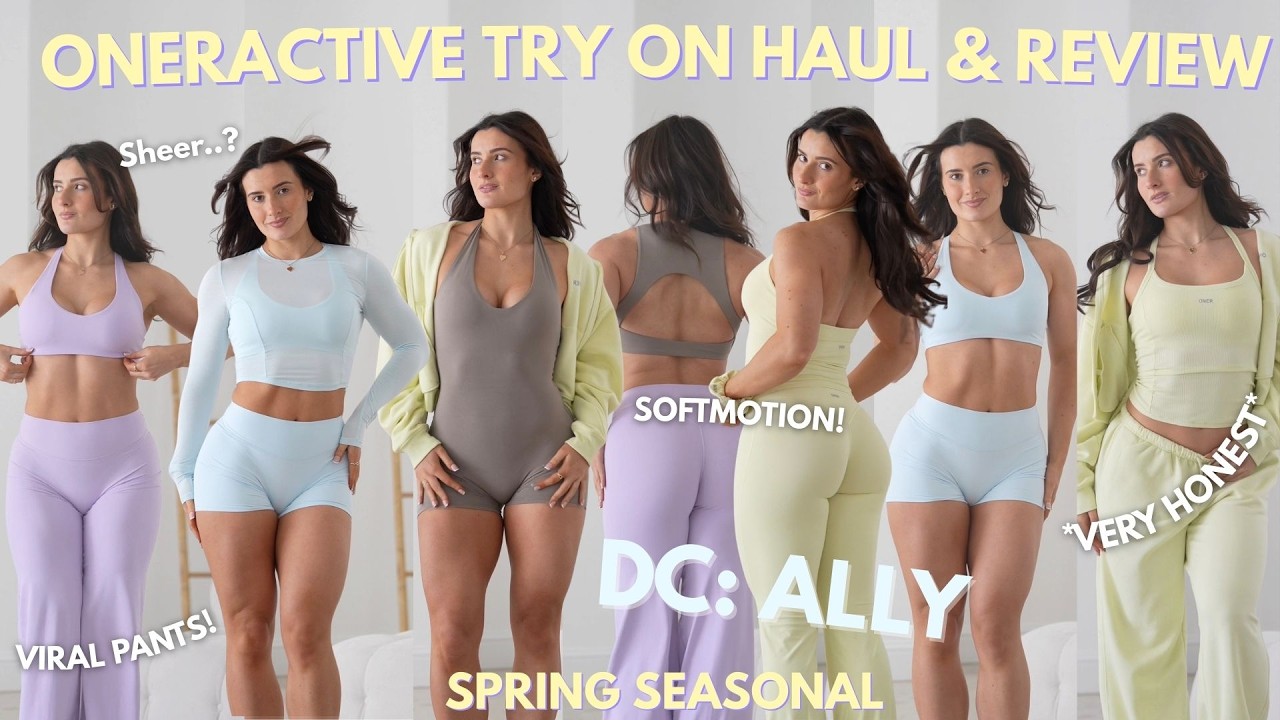 OnerActive try on haul & review | Spring seasonal | Softmotion & lounge | *HONEST* | Discount code!