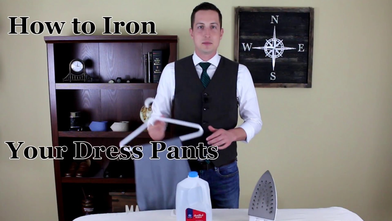 How to Iron Dress Pants