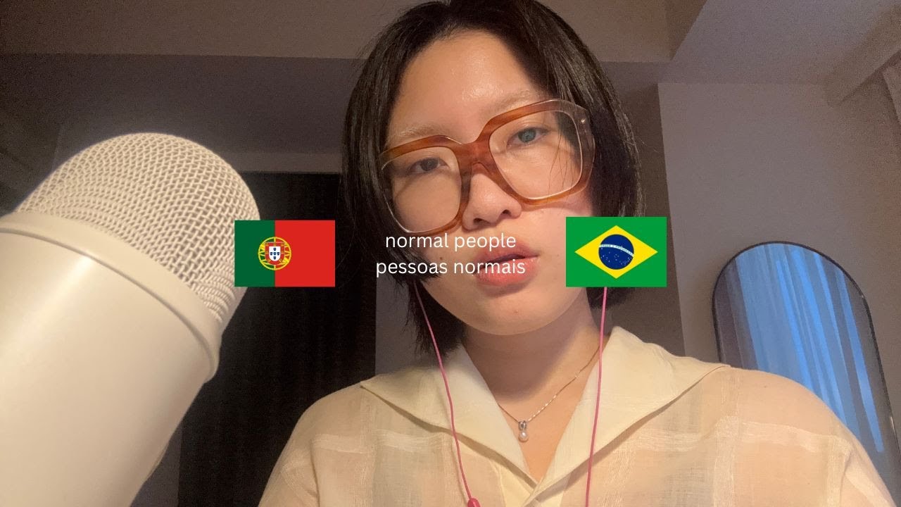 ASMR reading in portuguese (normal people)