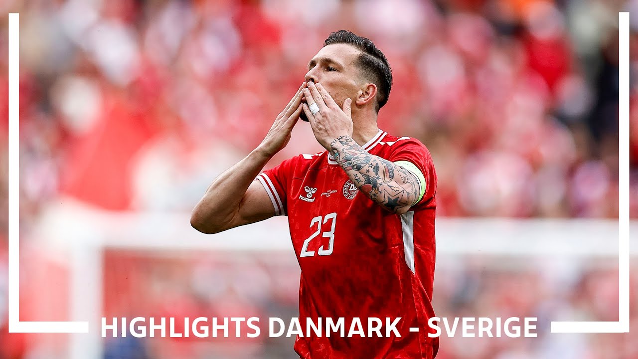 Danmark - Sverige 2-1 𝕀 Højbjerg og Eriksen sikrede sejren i Parken