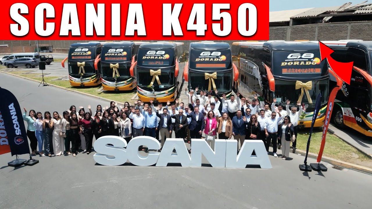 6 buses Scania K450 a 'Expreso Interprovincial Dorado' |&nbsp;Trujillo