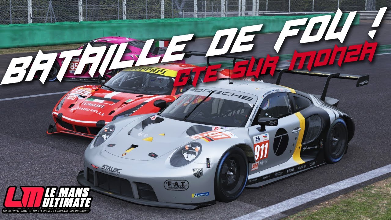 LMU | C'est très Tendu en GTE sur Monza !