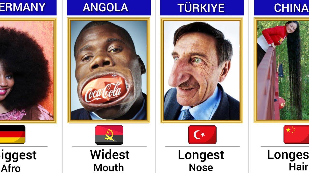 Comparison: The Most Mind Blowing World Records from Around the World