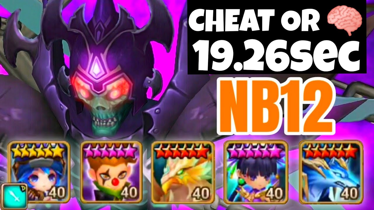 NEW NB12 Rank 1 Record with Game Booster?! - Summoners War