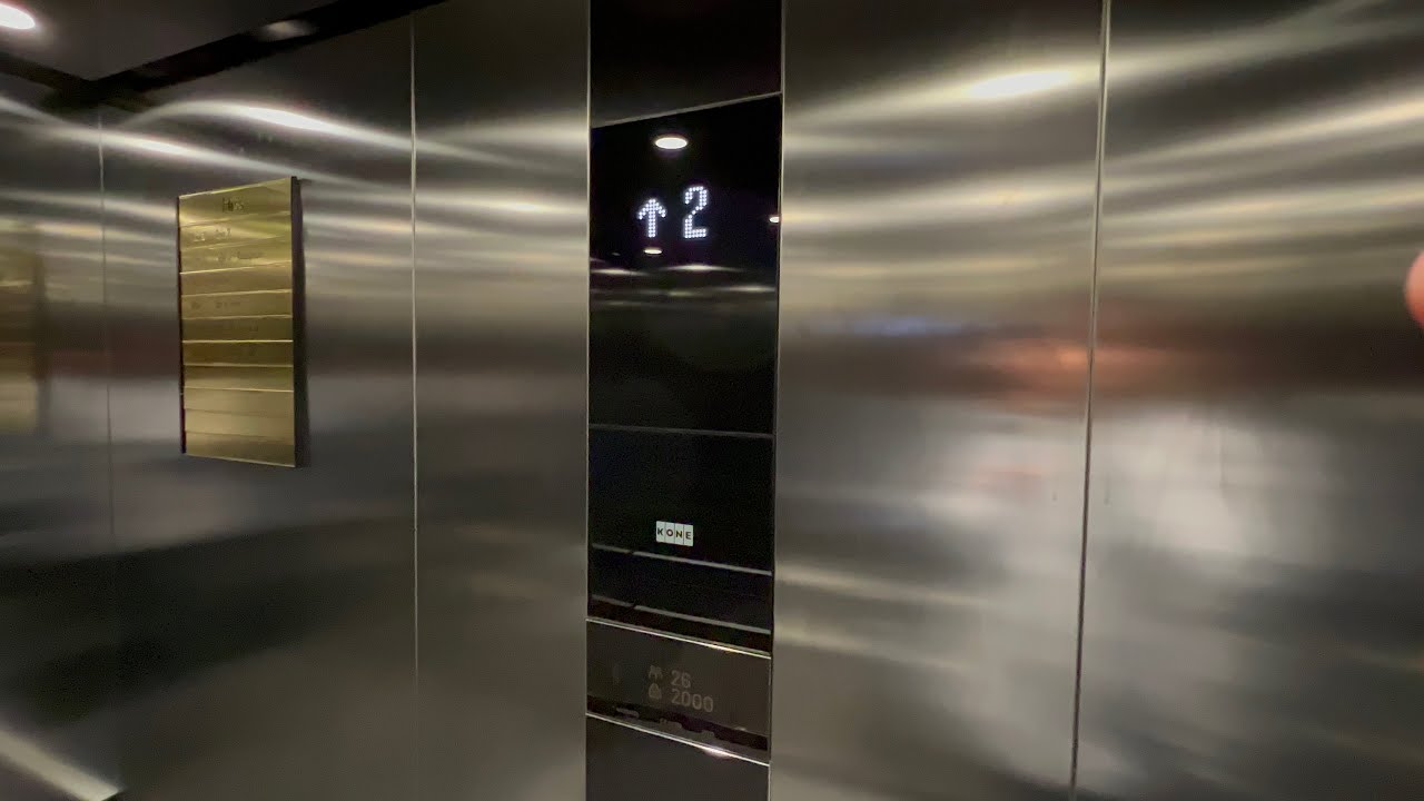 2021 KONE MonoSpace 700 DX MRL Traction Elevators @ Ågatan 2, Sundsvall, Sweden.
