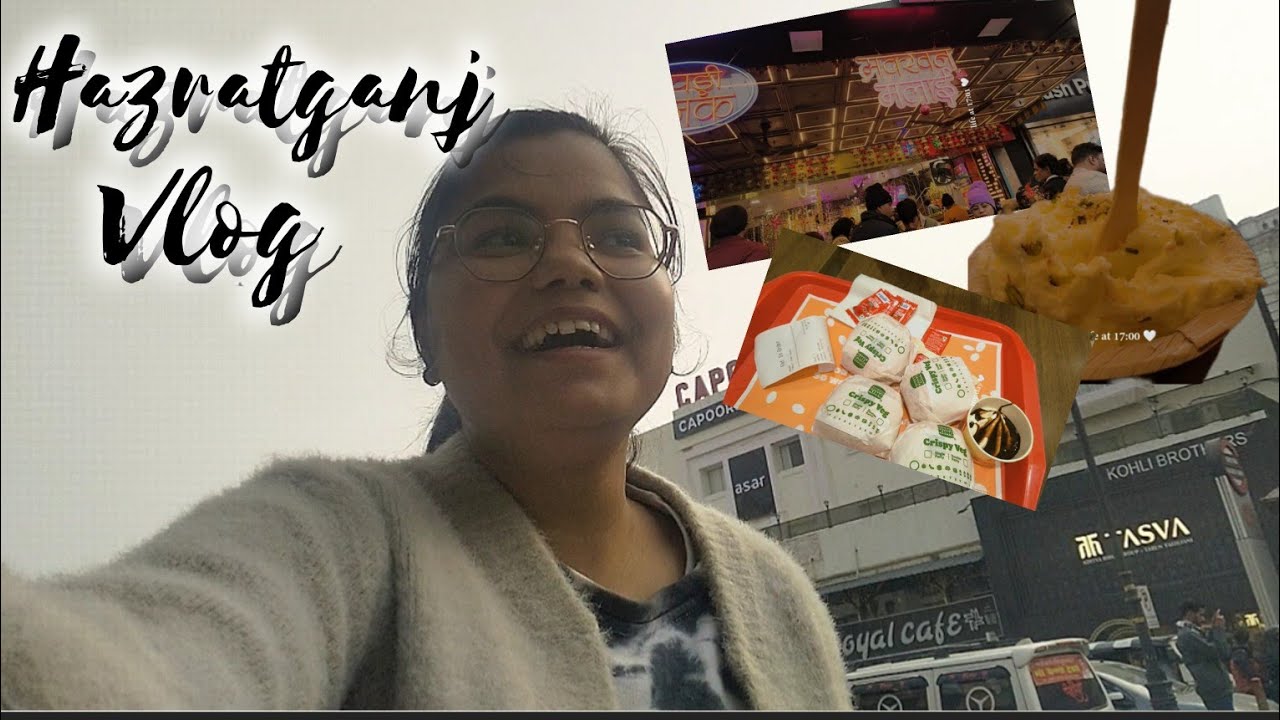 Hazratganj Lucknow vlog with my friend 🌸♥️ ||Aradhyachaudharyy|| #vlog3 #hazratganj market #lucknow