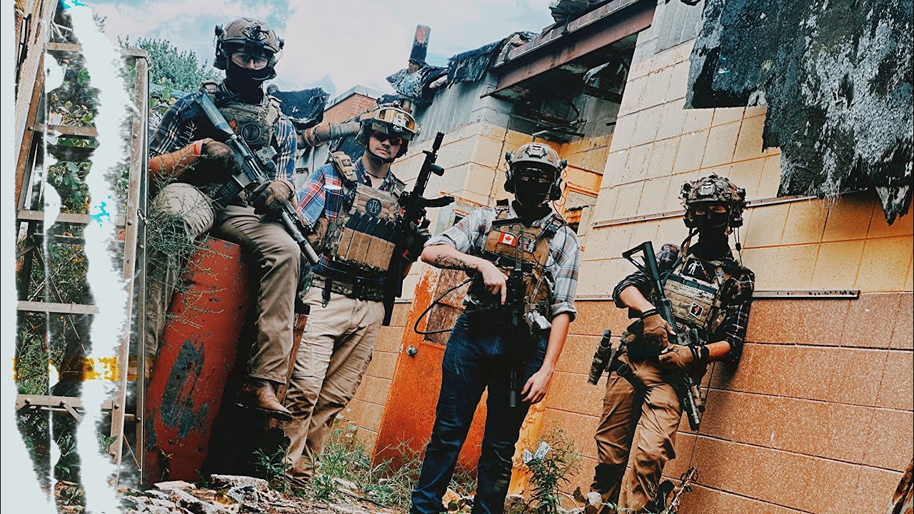 SHOOT OUT in an ABANDONED SCHOOL - Airsoft