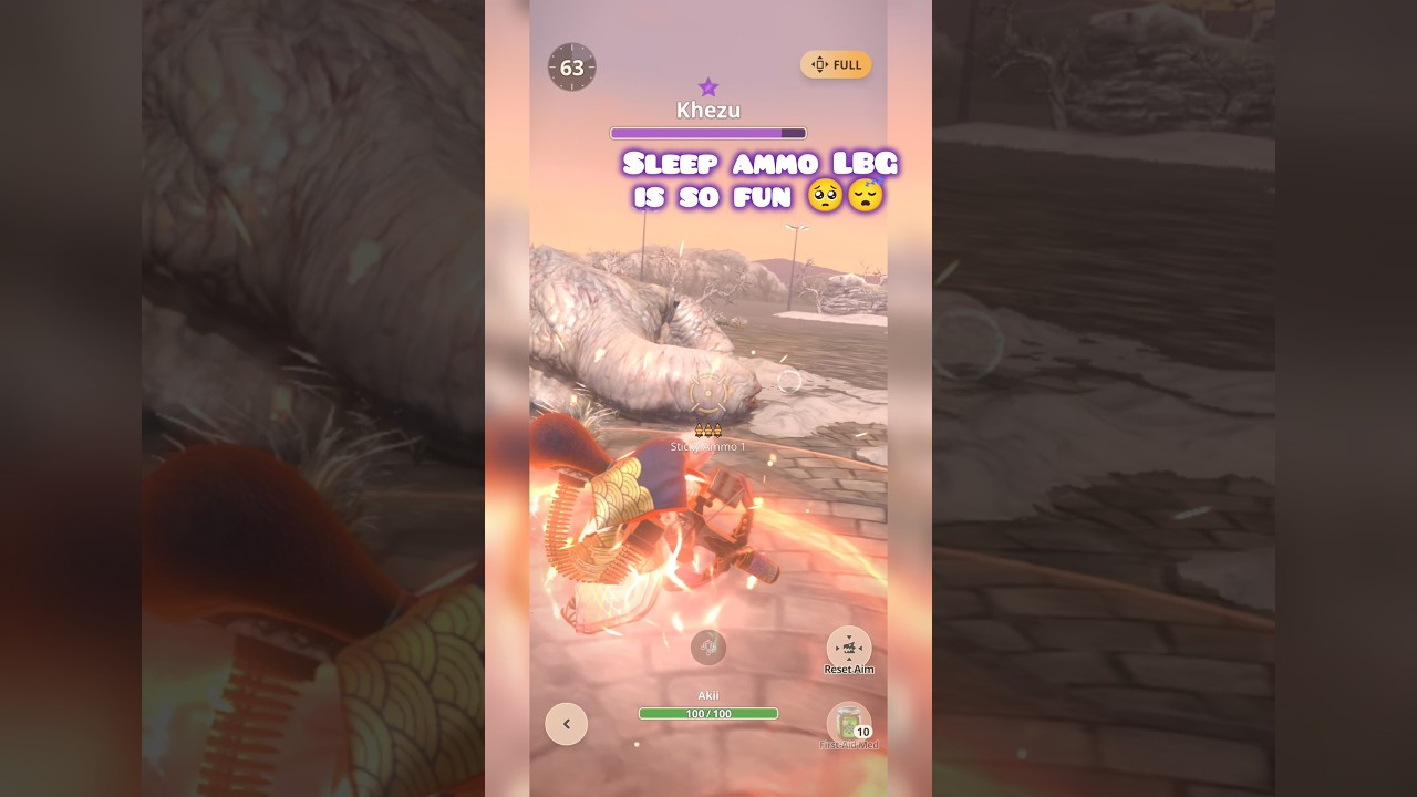 Sleep Ammo LBG is so fun in MHNOW!! 😍