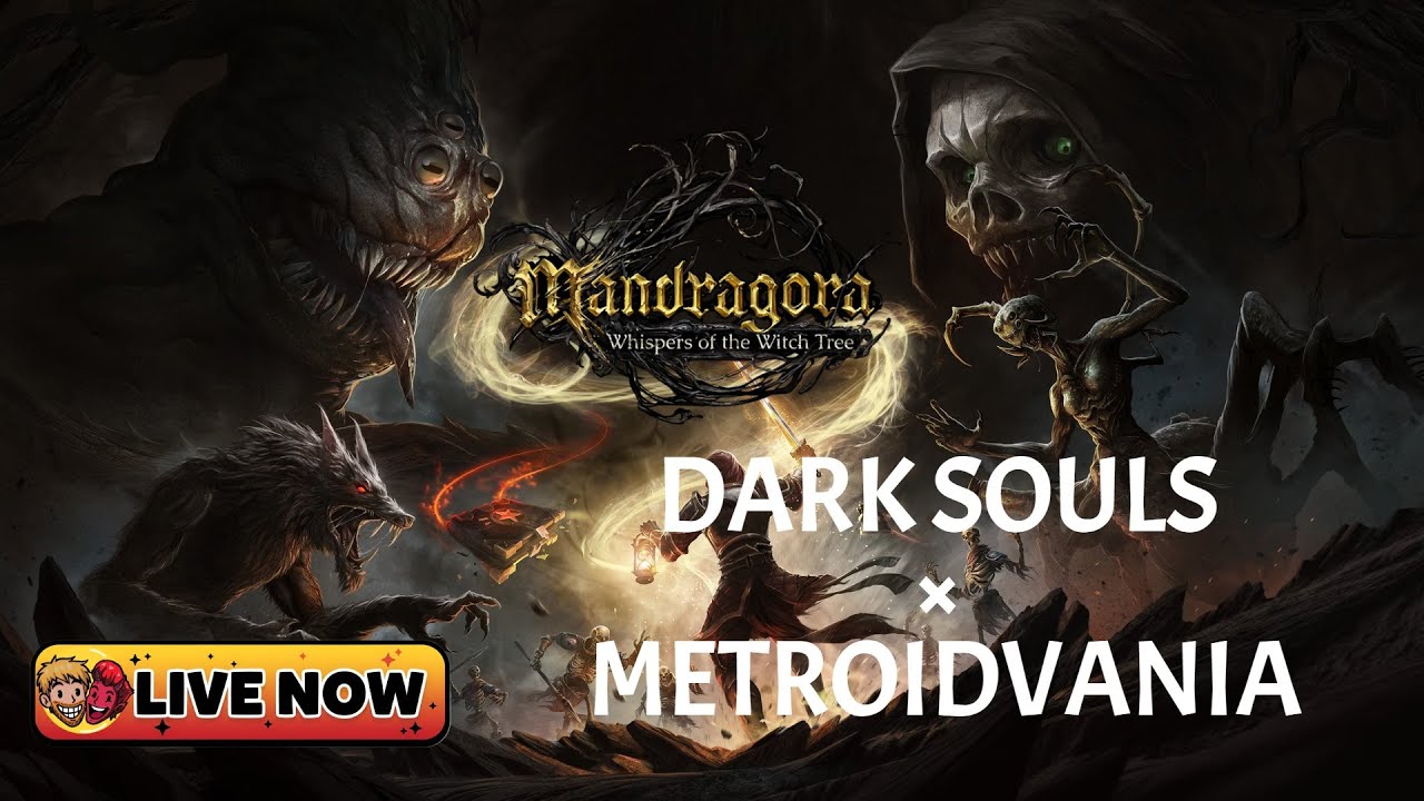 A Dark Soulslike x Metroidvania You Shouldn’t Ignore Mandragora: Whispers of the Witch Tree SV!