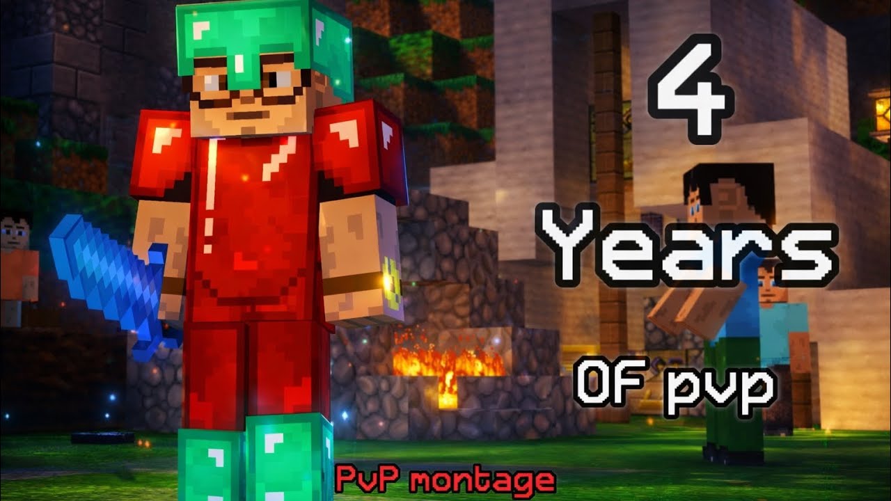PvP montage 4 years of PvP #MultiCraft #pvp