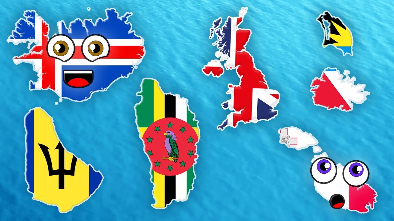 Island Countries of The World Ranked By Population Size | KLT Geography